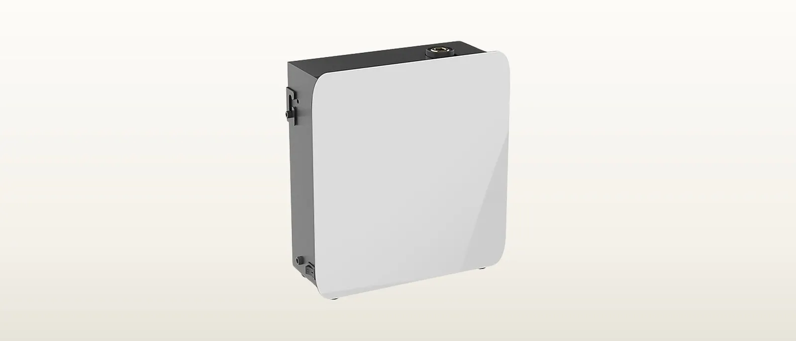 Scent Up ST-5000B HVAC scent diffuser with white acrylic panel and black steel casing
